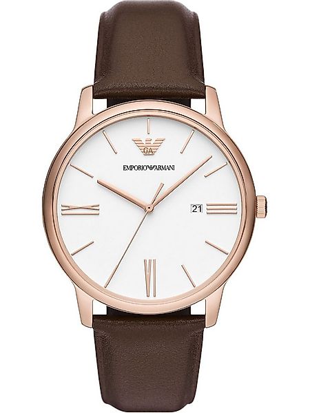 Emporio Armani Quarzuhr Emporio Armani Herren-Uhren Analog Quarz günstig online kaufen