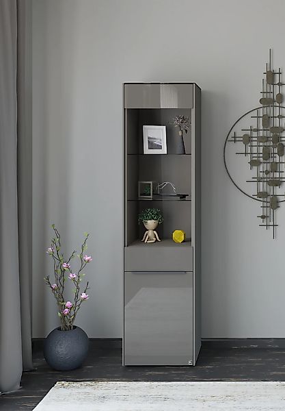 set one by Musterring Standvitrine "Reno" 1 Stk. tlg. Mit Gleitern und in v günstig online kaufen