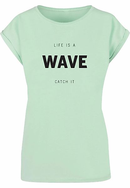 Merchcode T-Shirt "Merchcode Damen Ladies Summer - Life is a wave T-Shirt" günstig online kaufen