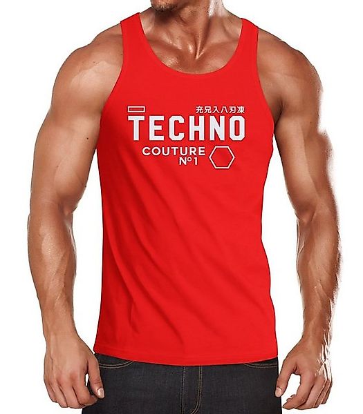 Neverless Tanktop Techno Tank-Top Herren Muskelshirt günstig online kaufen