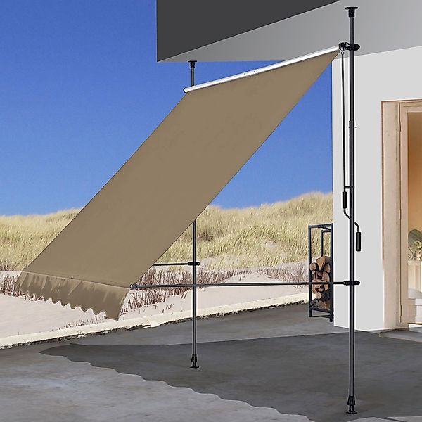 Quick Star Klemm-Senkrechtmarkise 300 cm Breite, günstig online kaufen
