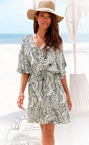 s.Oliver Longtunika aus gekreppter Viskose, kurzes Sommerkleid, Blusenkleid günstig online kaufen