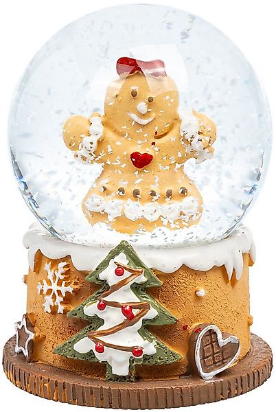 SIKORA Schneekugel SK23 Kleine Glas Schneekugel für Kinder Lebkuchen Mädche günstig online kaufen