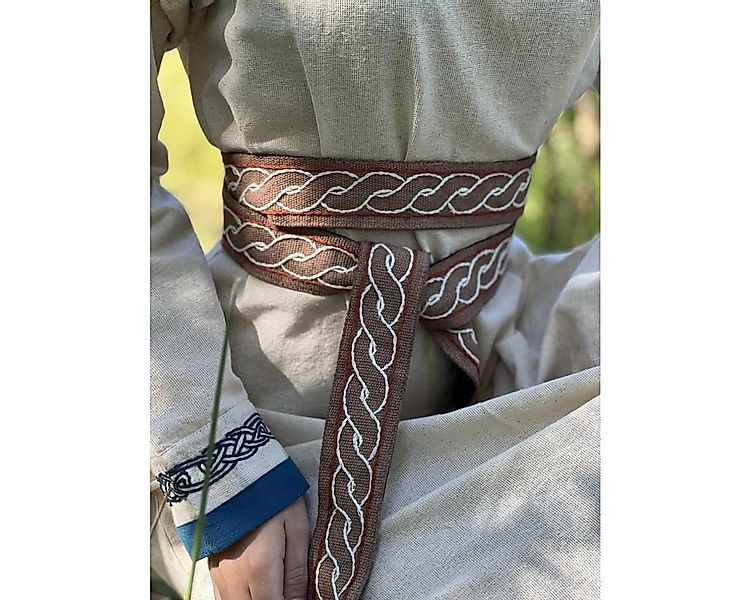 Leonardo Carbone Ritter-Kostüm Wikinger Gürtel braun aus Baumwolle, "Elina" günstig online kaufen