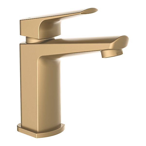Design Waschbeckenarmatur Badezimmer SARAY-80 goldfarben inkl. Ablaufgarnit günstig online kaufen