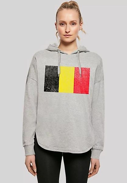 F4NT4STIC Kapuzenpullover Belgium Belgien Flagge Print günstig online kaufen