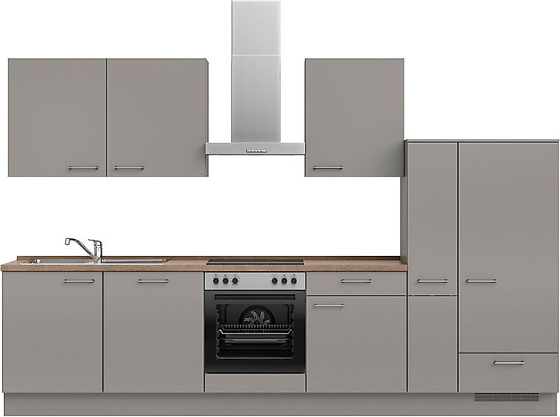 nobilia® Küchenzeile »"Laser I", Ausrichtung wählbar, Breite 330 cm« vormon günstig online kaufen