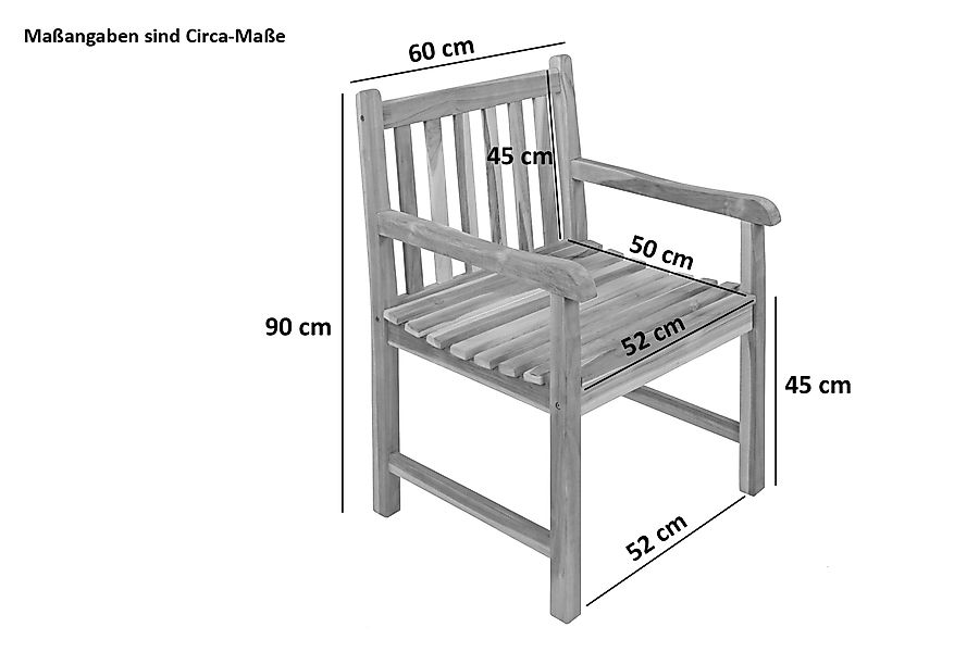 SAM® Gartenstuhl Cuno, aus Teak-Holz, sehr günstig online kaufen