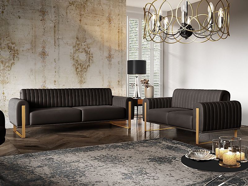Fun Möbel Polstergarnitur Sofaset Designersofas FUN günstig online kaufen
