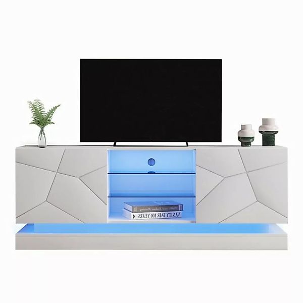 REDOM TV-Schrank TV Schrank Lowboard Fernsehschrank Entertainment Center TV günstig online kaufen