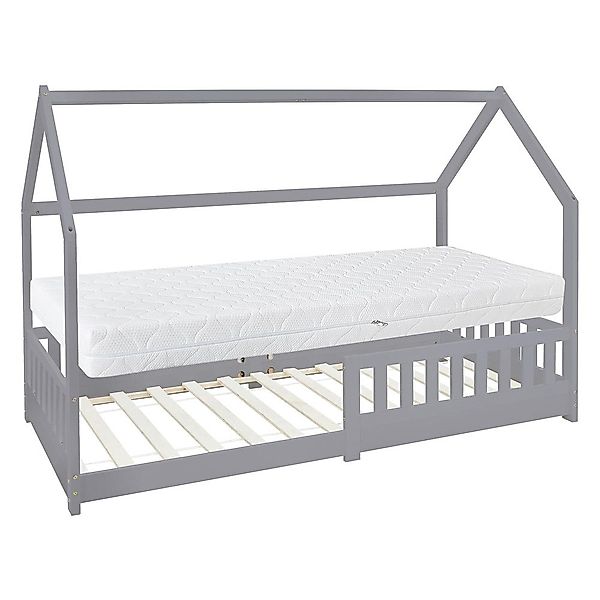 ML-DESIGN Spielbett Hausbett Kinderbett inkl. Lattenrost günstig online kaufen