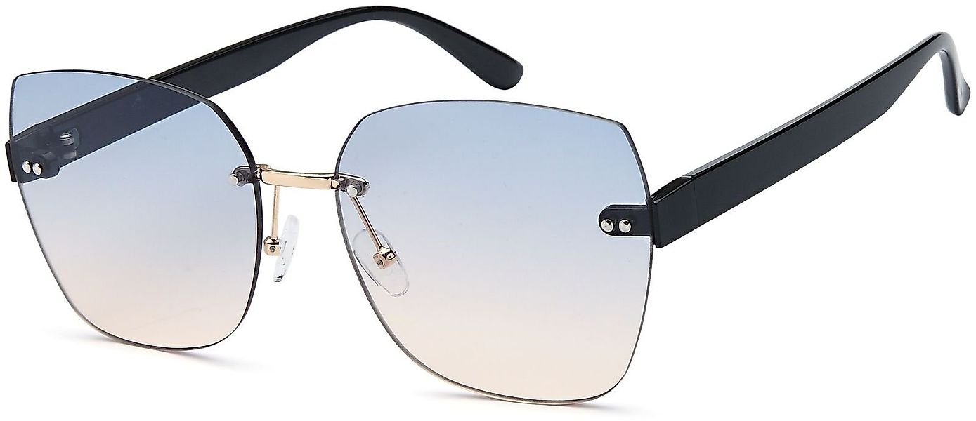 styleBREAKER Sonnenbrille Rahmenlose Rechteckige Sonnenbrille (1-St) günstig online kaufen