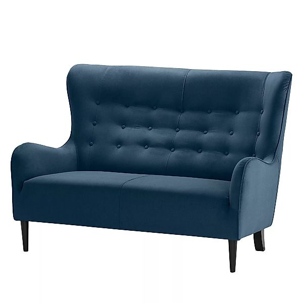 home24 Norrwood Sofa Leke II 2-Sitzer Brilliantblau Microfaser 149x100x97 c günstig online kaufen