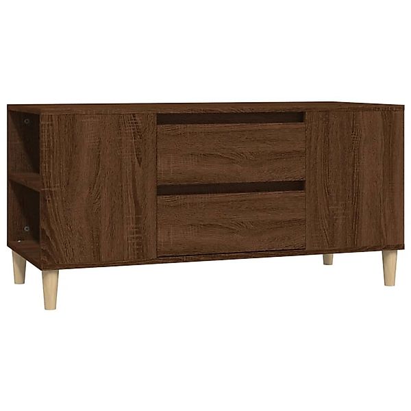 Vidaxl Tv-schrank Braun Eichen-optik 102x44,5x50 Cm Holzwerkstoff günstig online kaufen