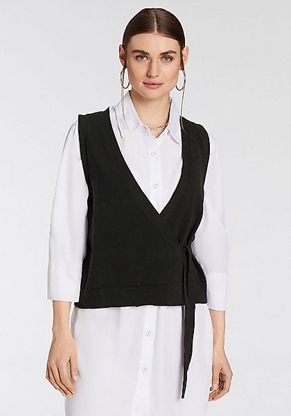 OTTO products Wickelstrickjacke GOTS zertifiziert-CIRCULAR COLLECTION mit V günstig online kaufen