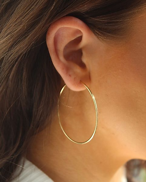 GOLDEN Paar Creolen 14K Gold Creolen, günstig online kaufen