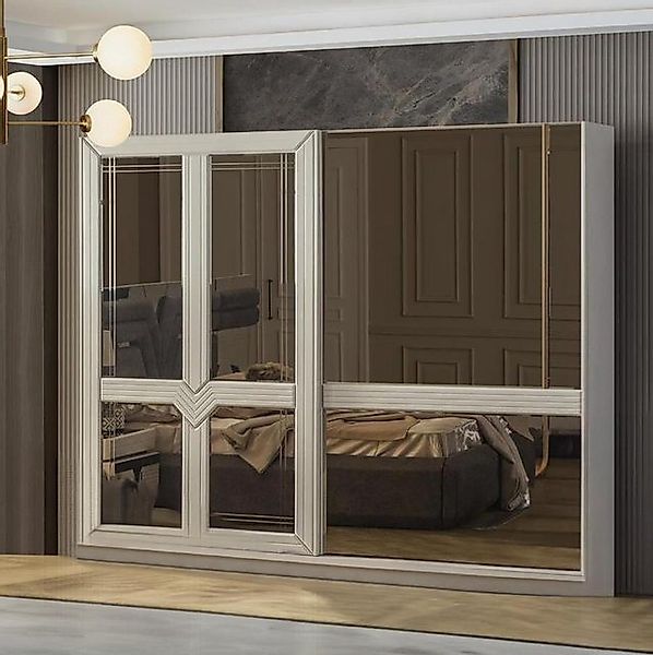JVmoebel Kleiderschrank Kleiderschrank Holzschrank Schlafzimmerschrank Schr günstig online kaufen