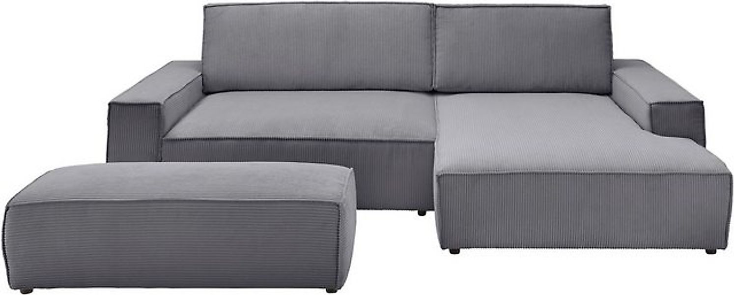 Home affaire Polsterecke NEU: SHERWOOD XXL tief, L-Form mit Schlaffunktion, günstig online kaufen
