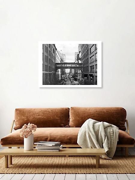 Poster / Leinwandbild - Mantika New York High Line View günstig online kaufen