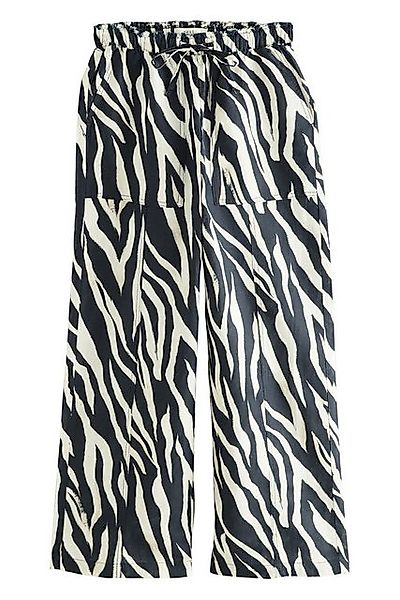Next Palazzohose Weite Hose aus Leinengemisch mit elastischem Bund (1-tlg) günstig online kaufen