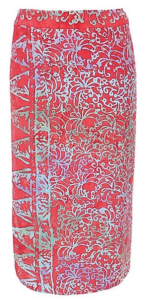 Guru-Shop Minirock 3/4 Wickelrock, Bali Sarong Strandrock,.. günstig online kaufen