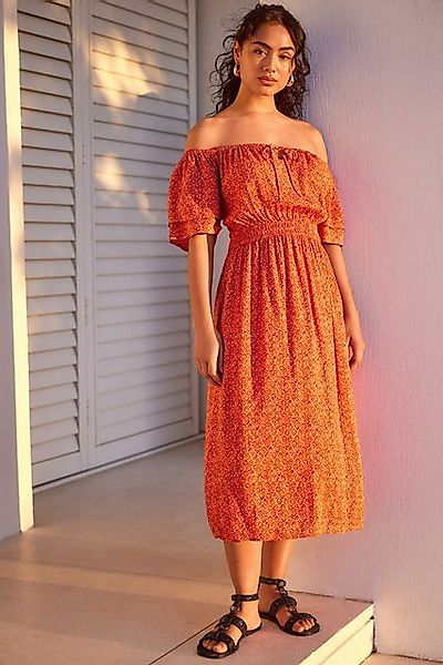 Next Sommerkleid Schulterfreies Sommerkleid – Petite (1-tlg) günstig online kaufen