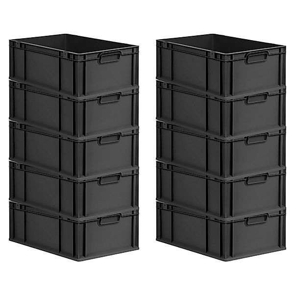 PROREGAL SparSet 10x Eurobox Nextgen Grip HxBxT 22x40x60cm 44 Liter Griffe günstig online kaufen