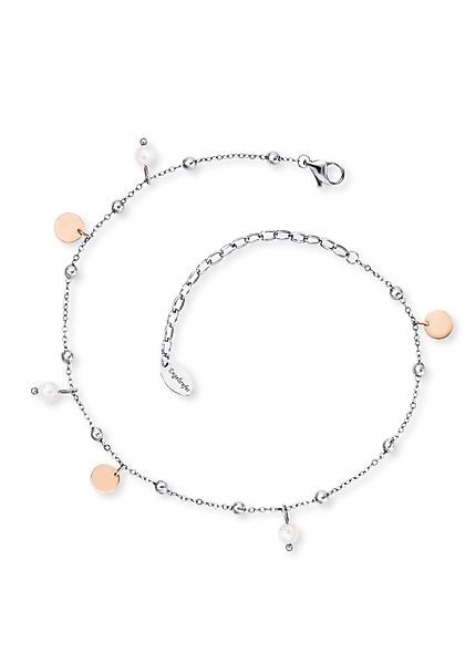Engelsrufer Fußkette Little Joy Bicolor, ERFS-LILJOY-PE-BI, günstig online kaufen