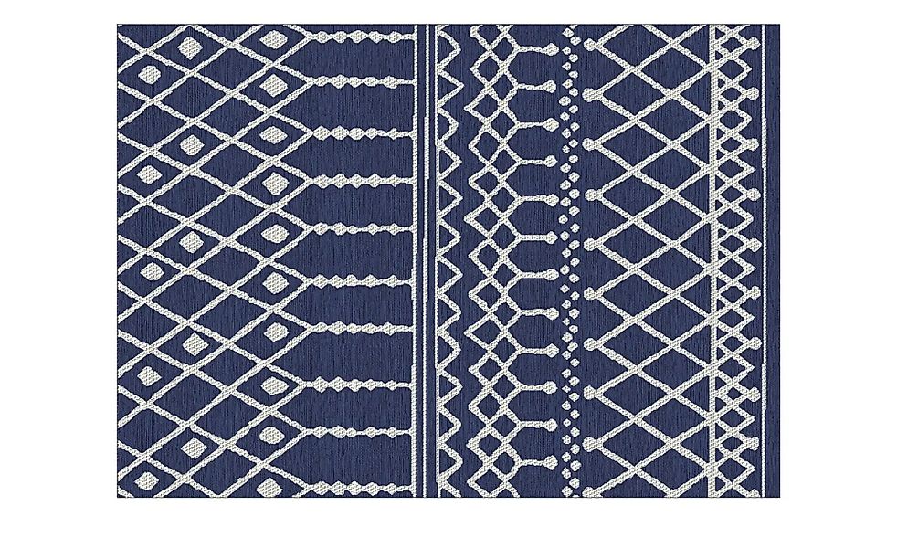In-und Outdoorteppich  Scandinavian ¦ blau ¦ Synthetische Fasern ¦ Maße (cm günstig online kaufen