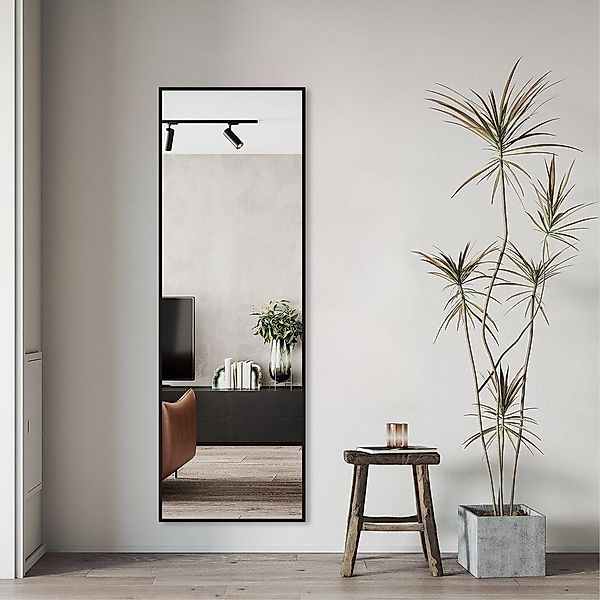 Boromal Wandspiegel Spiegel groß 150X50cm Schwarz günstig online kaufen