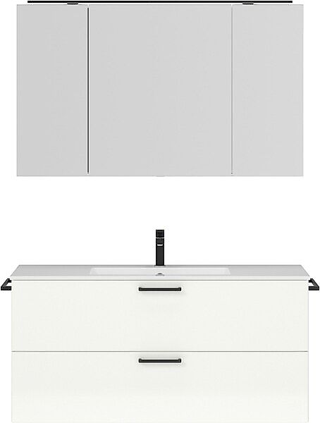 nobilia® Badmöbel-Set »Tolvina« vormontiert, mit Soft-Close, 2 Stk. tlg. günstig online kaufen