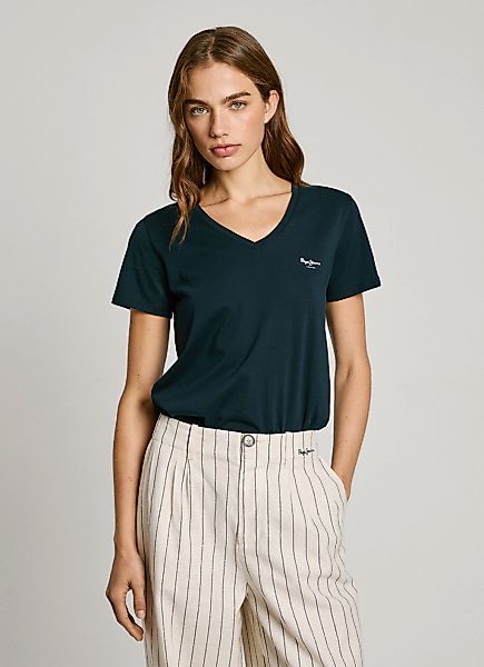 Pepe Jeans V-Shirt MACY V-NECK mit günstig online kaufen