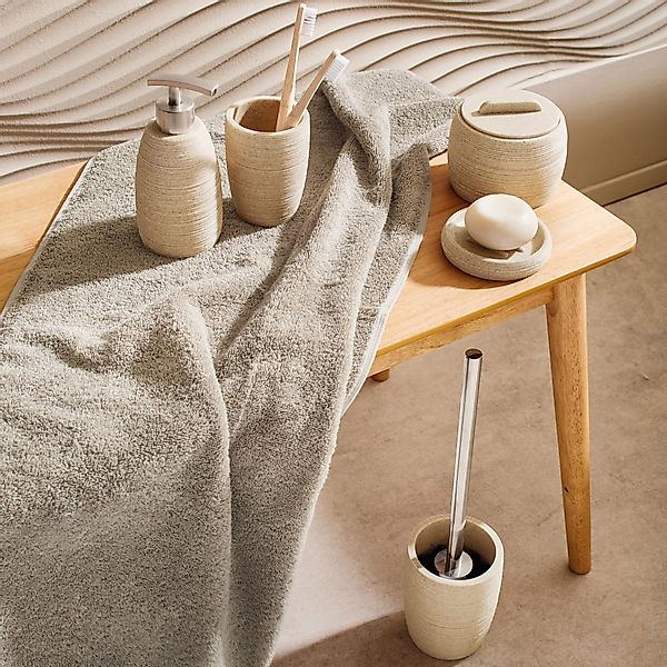 Kleine Wolke Badaccessoire-Set Zahnputzbecher "Sand", Uni günstig online kaufen