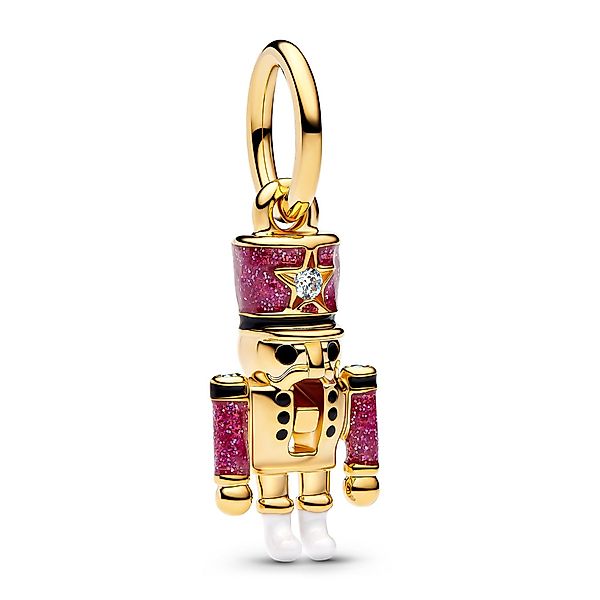 Pandora Kettenanhänger Charm-Beweglicher Nussknacker Goldfarben günstig online kaufen