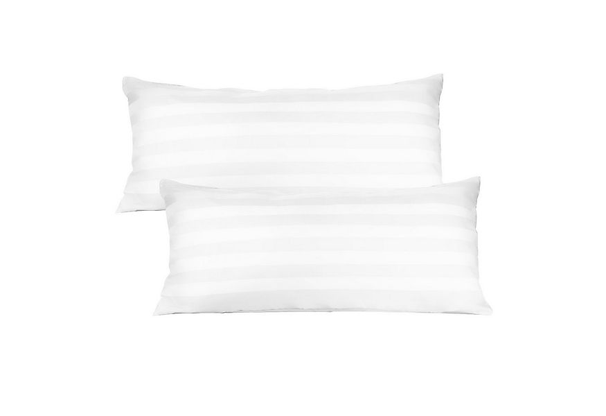 KEAYOO Kissenbezüge Satin Kissenbezug, (2 Stück), 100% Baumwolle mit Reißve günstig online kaufen