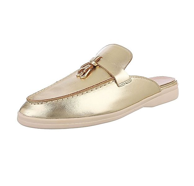 Ital-Design Damen Mules Freizeit Pantolette (86192502) Blockabsatz Pantolet günstig online kaufen