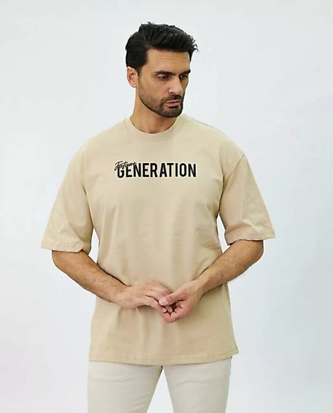 Denim House T-Shirt Oversized T-Shirt mit extravagentem Druck Loose Fit Bei günstig online kaufen