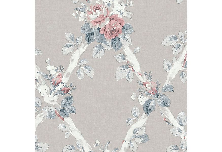 LAURA ASHLEY Vliestapete Elwyn, glatt, Motiv, (1 St), Motiv günstig online kaufen