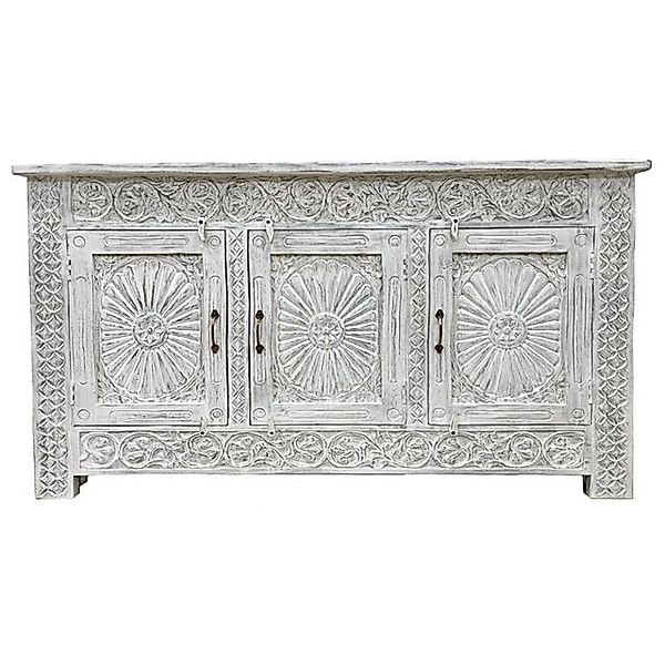 Oriental Galerie Unterschrank Weißes Sideboard Santo Indien 160 cm günstig online kaufen