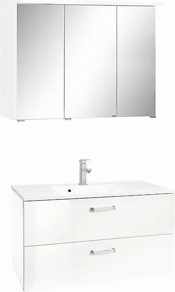 welltime Badmöbel-Set "Ravenna" 2 Stk. tlg. mit Soft-Close Funktion günstig online kaufen
