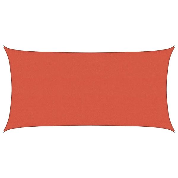 vidaXL Sonnensegel 160 g/m² Terrakottarot 3x6 m HDPE 311350 günstig online kaufen