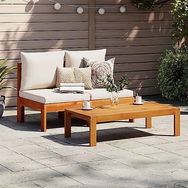 vidaXL Sofaelement Gartensofa ohne Armlehnen mit günstig online kaufen