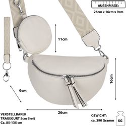 EAAKIE Gürteltasche Bauchtasche Umhängetasche Crossbody-Bag Kunstleder günstig online kaufen