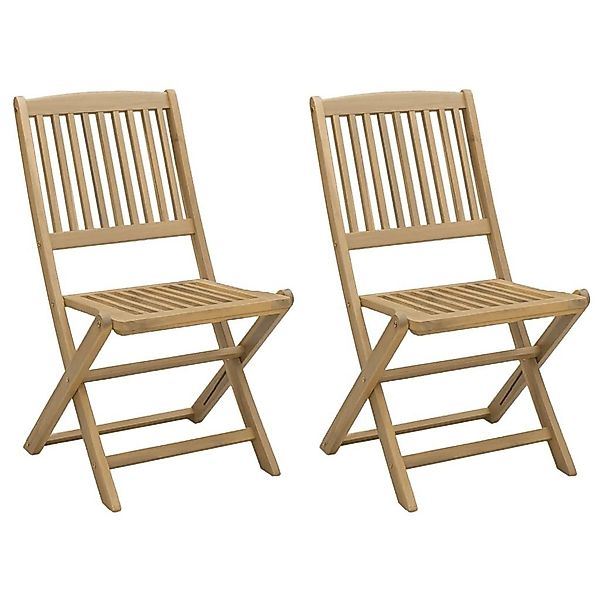 vidaXL Gartenstuhl Gartenstühle 2 Stk. Klappbar günstig online kaufen