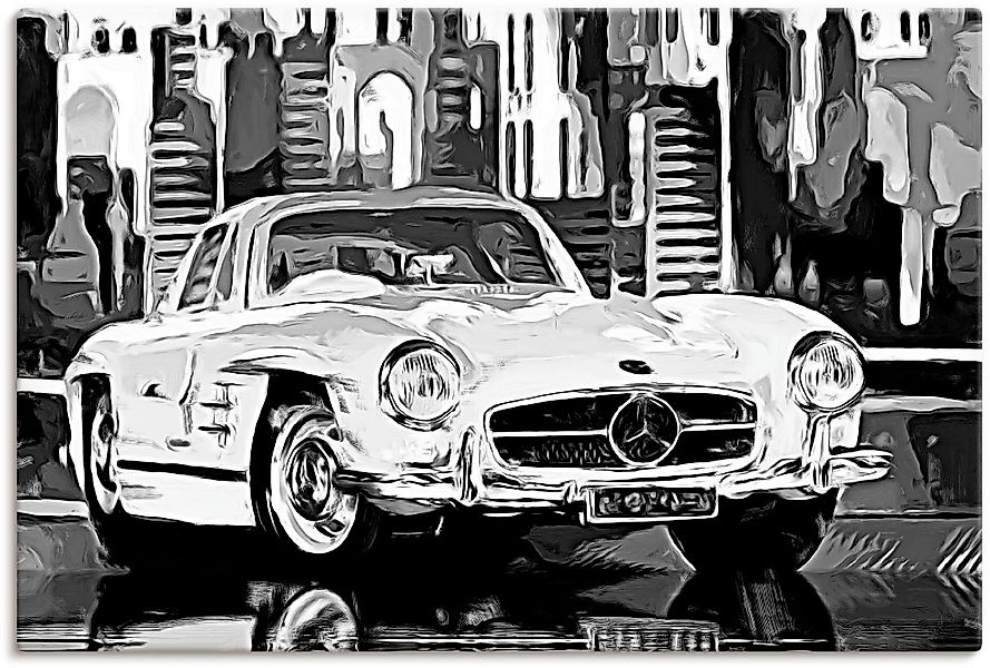 Artland Wandbild »300 SL Flügeltürer«, Auto, (1 St.), als Alubild, Leinwand günstig online kaufen