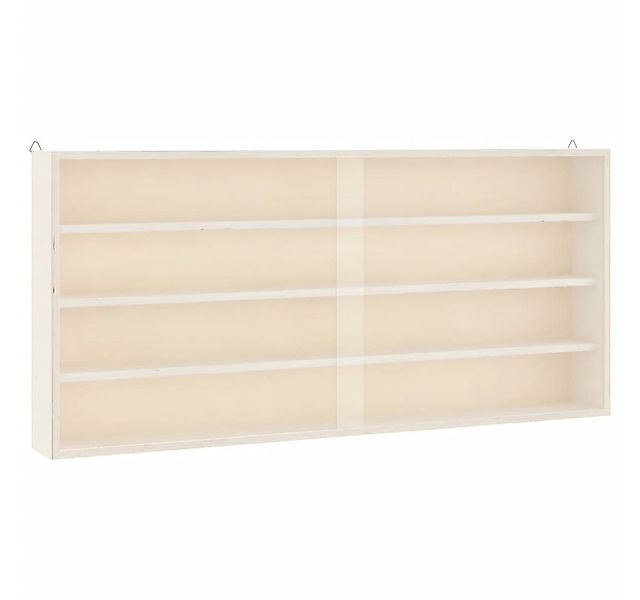 vidaXL Regal Sammlervitrine aus Holz mit Türen 80 x 8,5 x 37 cm, 1-tlg. günstig online kaufen