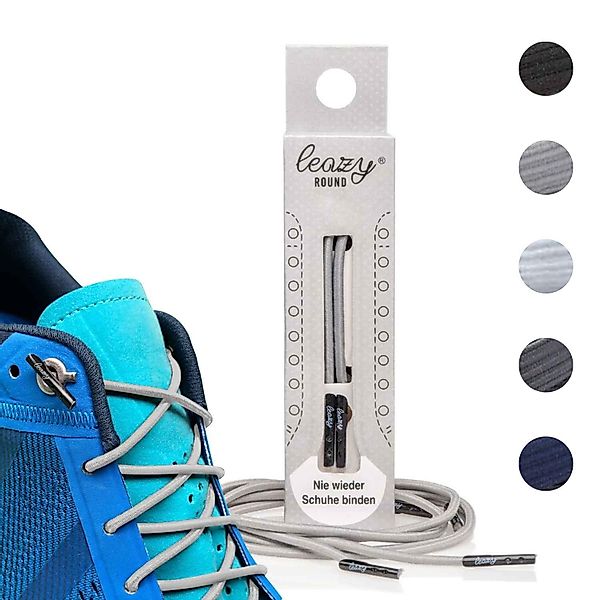leazy Schnürsenkel ohne Binden Runde Elastische günstig online kaufen