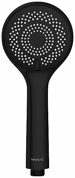 WENKO Handbrause "Watersaving" 1 Stk. tlg. Schwarz matt, Ø 9,5 cm günstig online kaufen
