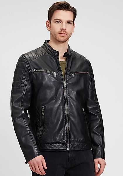 Mauritius Lederjacke GBDerry LAORV mit Stehkragen, günstig online kaufen