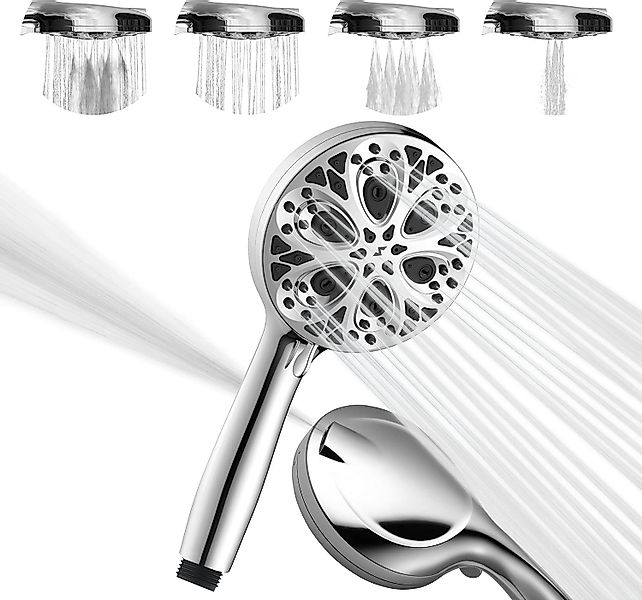 sparkpod Duschbrause 10-Strahl Hochdruck Handbrause Duschkopf, günstig online kaufen